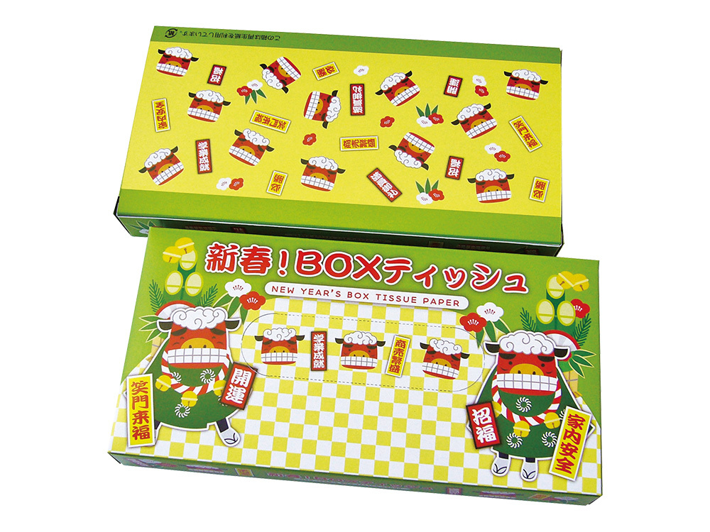 新春BOXティッシュ40W1個
