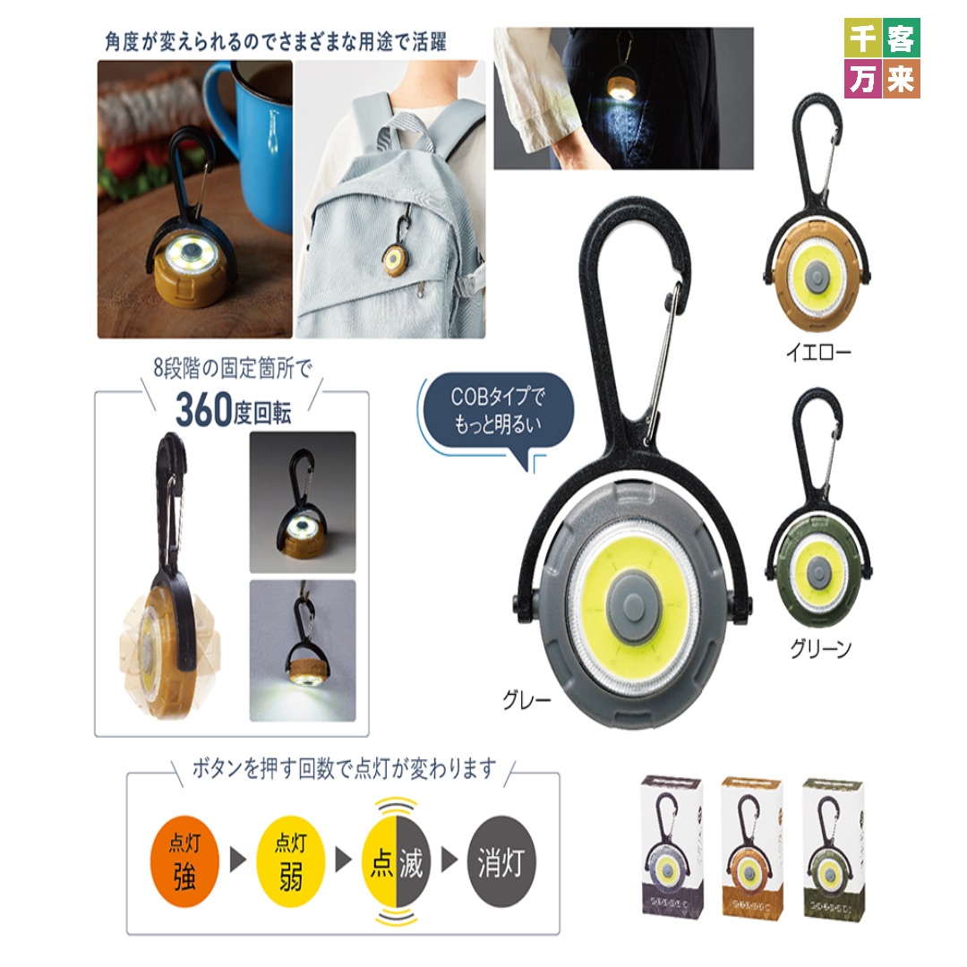 360度回転！COBライト