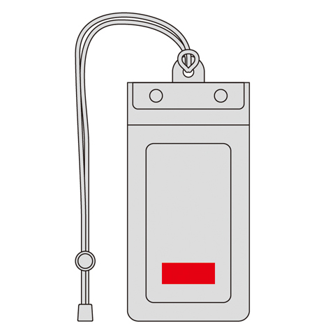 防滴スマホネックポーチ