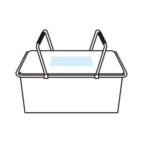 キャンプス 軽量アルミ保冷温バスケット