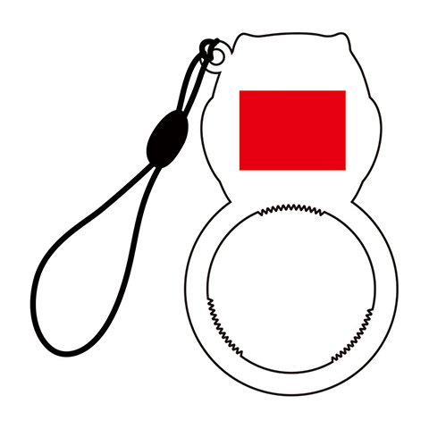 笑顔があふれますように サモエドさんペットボトルオープナー