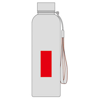 メモリ付きフロスティボトル550ml（ストラップ付き）
