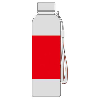 メモリ付きフロスティボトル550ml（ストラップ付き）